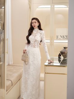 Áo dài BẠCH NGỌC KHUÊ kèm quần